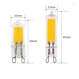 Ampoule 3W 5W COB Maïs Chaud Blanc Froid Remplacer Halogène Pendentif Luminaire Lustres