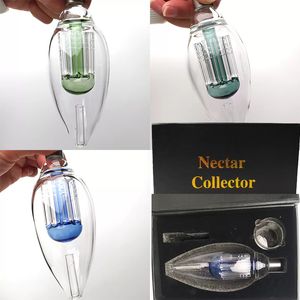 Gloeilamp zoals nectorverzamelaars Multicolors Hookahs Rook -accessoires 17 mm met glazen kom titanium nagel met winkelbox verpakte 510 draad voor groothandel