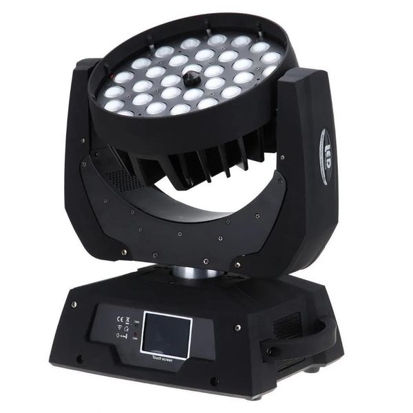 Light China RGBWA UV 6 en 1 Zoom 36*18W DMX LED MOVIMIENTO Luz de lavado para la barra de KTV