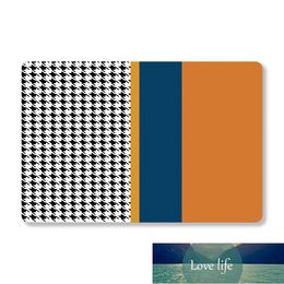 Lichte lux oranje geometrische korte pluche bedrukte mat badkamer absorberende niet-slip tapijtmatten