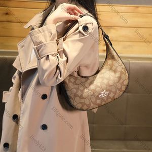 Lichte luxe merk damestas New Moon Bag Nieuwe modieuze en veelzijdige meisjes geavanceerde gevoel kleine draagbare schoudertas onder de arm