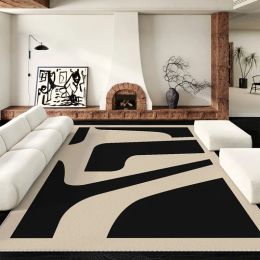 Lichte luxe tapijten voor woonkamer grote ruimte pluche lounge tapijt tapijt Frans slaapkamer decor retro tapijt huis verdikte niet-slipmat