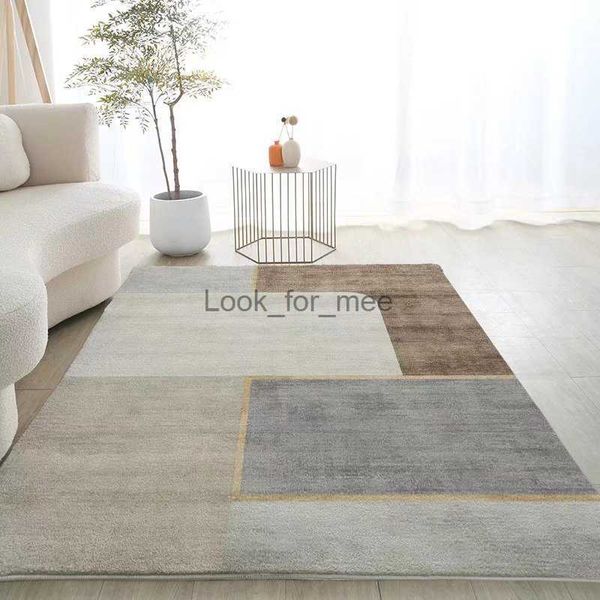 Tapis de luxe légers pour salon, chambre à coucher moderne, décoration de maison, canapé, Table basse, vestiaire, balcon, tapis de pied HKD230828