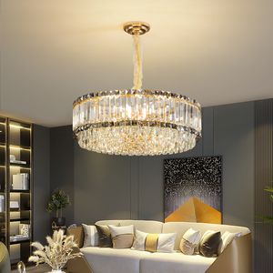Lustre en cristal de luxe léger pour salon, atmosphère moderne et Simple, chambre principale, nouveau Restaurant, lumières pour toute la maison, 2023