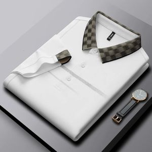 Light Luxury Highquality Phele Polo Shirt Mens Shortleved 2023 Fashion Fashion Impresión Camiseta Casual Paul 240429
