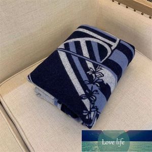 Couverture légère de luxe en laine de cheval, couverture en cachemire pour climatiseur de bureau d'étudiant, châle, couverture de canapé