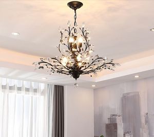 Licht luxe moderne kristallen kroonluchter woonkamer eetkamer slaapkamer tak lamp trap cloakroom lamp