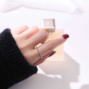 Lichte luxe ring charme klassiek Musthave stijgende kleine transit bead ring vrouwelijke stijl eenvoudig met gemeenschappelijke Vanly