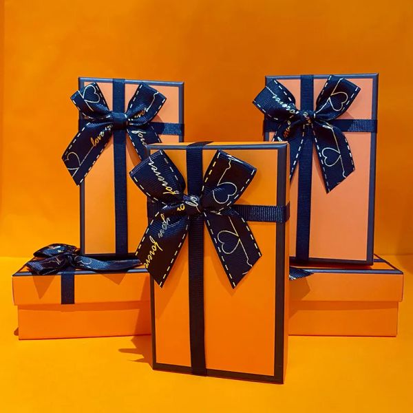 Boîte d'emballage cadeau de style luxueux et léger, coffrets cadeaux d'anniversaire haut de gamme, créatifs, mignons et exquis, pour vacances
