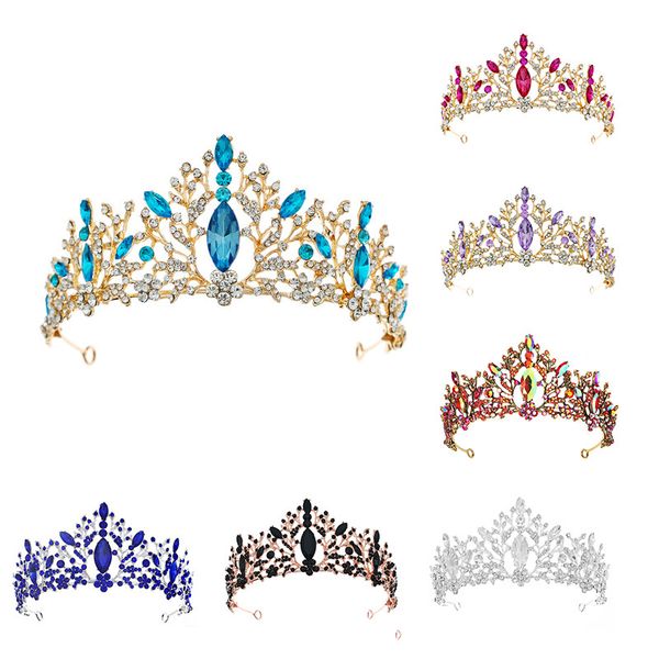 Corona noble de diamante de agua de aleación versátil de estilo de lujo ligero
