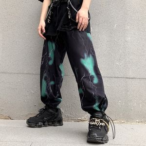 Lichte mannen broek StreweWear Joggers Harajuku brede been broek Casual broek Mannelijke vrouwelijke broek Sport Hip Hop zweetbroek vrouwen 201110