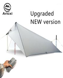 Tente de pluie légère étanche 15D Silicone revêtement en nylon abri de camping auvent rainfly tarp11351014