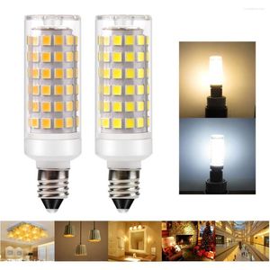 Lumière Remplacer Ampoule G9 E11 E12 E14 E17 BA15D 9W DC 110V 220V 2835 Halogène En Céramique Dimmable Unique Pour Lustres