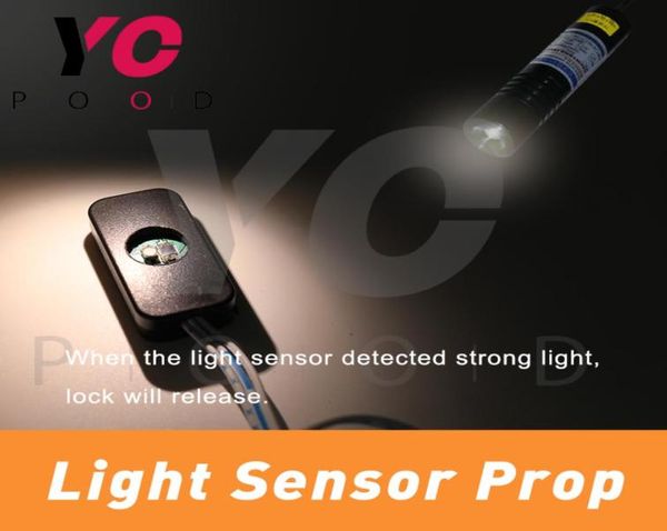 Accesorio de sensor de luz Juego de escape de sala real Utilice una linterna láser o una antorcha con luz fuerte para disparar el sensor de luz y abrir la cerradura 1044480