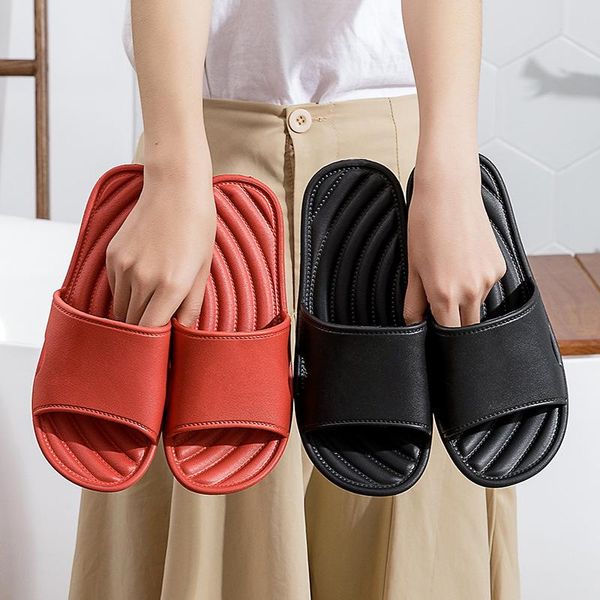 Zapatillas suaves y ligeras para amantes de interiores, toboganes antideslizantes para ducha de baño, sandalias de verano, zapatos para hombre y mujer para el hogar 839