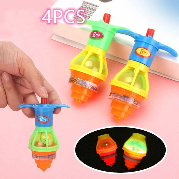 Light Up Spinning Tops Luminoso Colorido Top Toy Classic Gyroscope Noved Bulk Toys Favors For Kids Children 240517