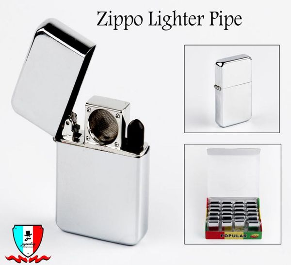 Tuyau plus léger tuyau en métal avec une forme plus claire Zipo Pipe plus léger sans conception d'impression style zipo facile à prendre5070427