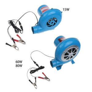 Briquets 12V Souffleur électrique Petit ventilateur de barbecue AC100240V avec adaptateur de vitesse réglable AC/DC BBQ Fire Starter Grill Blowers J6PC