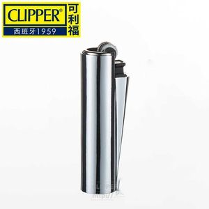 Briquets Clipper Nylon antidéflagrant Portable meule gonflable métal Butane pas de briquet à gaz