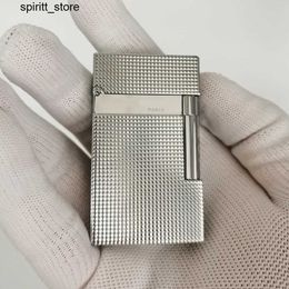 Lighters Luxury Metal Light Grid large bord L2 Gas Butane Flat Sound Pathers Series Limited Edition S24513