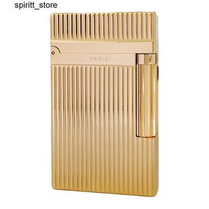 Lighters Vintage Metal Cigar Gas Lampe Sculpture Vertical Perfect Sound Tobacco Smoke Tool Christmas Gift Mens Collection S24513
