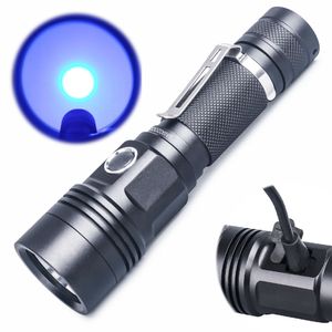Lightfe M3-365NM Linteria UV Light UV Handheld USB Carga de luz UV Black UV para escorpiones de manchas de lámpara, orina de mascotas, dinero falsificado, chinches, por resina