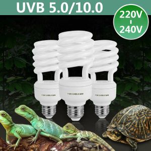 Éclairage 26W Reptile Amphibiens Bulbe UVB 5.0 / 10.0 Ultraviolet ampoule Fluorescente Terrarium Lampe Calcium Alimentation EnergySing
