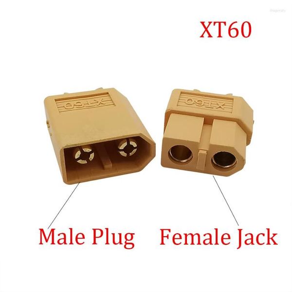 Accessoires d'éclairage 1/2/5 paire XT60 connecteur d'alimentation prise XT-60 mâle femelle prise RC Lipo adaptateur de batterie pour quadrirotor