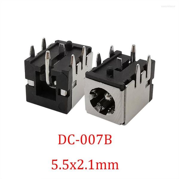 Accessoires d'éclairage 1/2/5 pièces DC-007B connecteur de prise de charge DC DC007B 5.5x2.1mm prise femelle support en cuivre adaptateur pour ordinateur portable