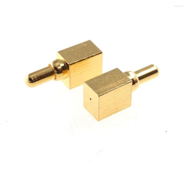 Accesorios de iluminación 10 Uds OD3.0 barril resorte cargado Pogo Pin conector cuboide Base Horizontal SMD soldadura PCB 2A cuerpo rectangular de corriente