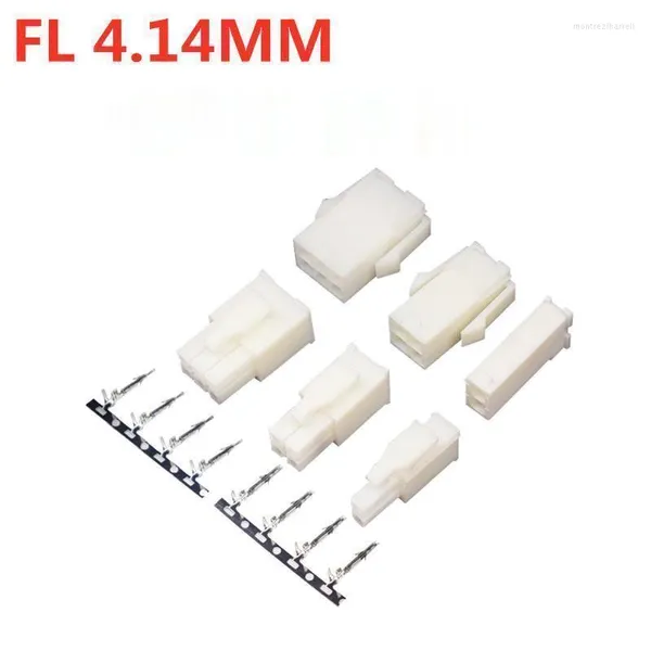 Accessoires d'éclairage 10 ensemble/lot 4.14mm 2/4/6/8 broches automobile 4.14 connecteur de fil électrique mâle femelle câble Terminal Kits de prise moto