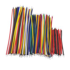 Accessoires d'éclairage 130Pcs 24AWG Breadboard Jumper Wire Cable Kit Étamé PCB Soudure Câble Flexible PVC Électronique 5cm 8cm 10cm 6 Couleurs