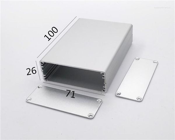 Accessoires d'éclairage 1pc boîtier en aluminium mini boîte de projet électronique 71x27x100mm