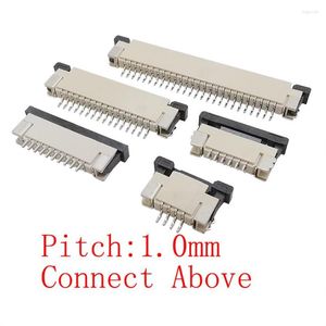 Verlichtingsaccessoires 20 stks 1 mm Pitch FPC FFC platte kabelbus connector 1,0 mm lade Type 6p 8p 10p 16p 20p 26p 30p 32Pin