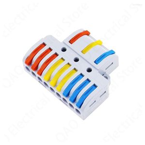 Verlichtingsaccessoires 5/10pcs LT-933 Mini Mini snelle draadconnector Universele bedrading Elektrische kabel Push-in geleider LED-lichtaansluitblok