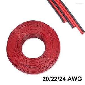 Verlichtingsaccessoires 5-30 m luidspreker koperdraad 2 pin kabel 20AWG 22AWG 24AWG elektrische verlengsnoer voor auto-luidsprekers Audio LED Strip Licht