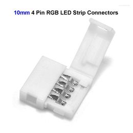 Verlichtingsaccessoires 5 stks 10 mm 4 Pin RGB LED Strip Connector Gratis lassen 8mm 2 voor SMD 3528 5630 Lichten
