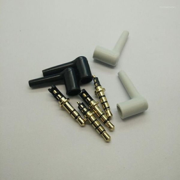 Accessoires d'éclairage 5 pièces 3.5 Mm prise Audio Jack 3 4 pôles plaqué or adaptateur pour écouteurs pour bricolage casque stéréo