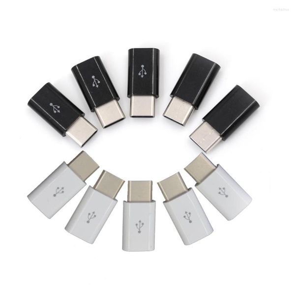 Accessoires d'éclairage 5 pièces/lot USB 3.1 type-c connecteur mâle vers Micro 2.0 5 broches femelle adaptateur de données convertisseur Type C