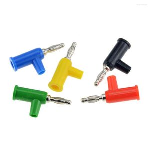 Accessoires d'éclairage 5 pièces/lots connexion à vis latérale 4mm fiche banane empilable nickelé haut-parleur multimètre connecteur