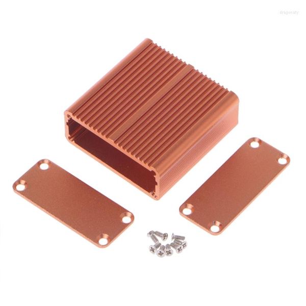 Accessoires d'éclairage DIY boîtier en aluminium projet électronique PCB boîte à instruments 45x45x18.5mm