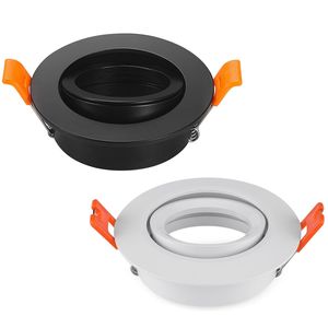 Verlichtingsaccessoires Downlight Rebess Spotlight Metalen vierkante lichtframe vierkante armatuur houders verstelbare uitsparing 70 mm LED halogeen GU10 MR16 USAlight