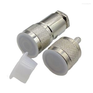 Verlichtingsaccessoires n type connector stofdopbeveiliging deksel L16 voor mannelijke transparant plastic 50 stks