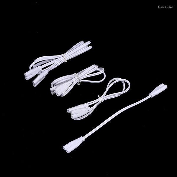 Accesorios de iluminación Otra lámpara de tubo Cable conectado Cable de conexión flexible Conector de luz T4 T5 T8 Enchufe en tándem simple y doble