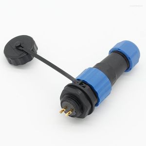 Verlichtingsaccessoires SP16 Waterdichte rechte luchtvaartconnector 2/3/4/5/6/7/9pin IP68 Industriële kabel Mannelijke plug en vrouwelijke socket