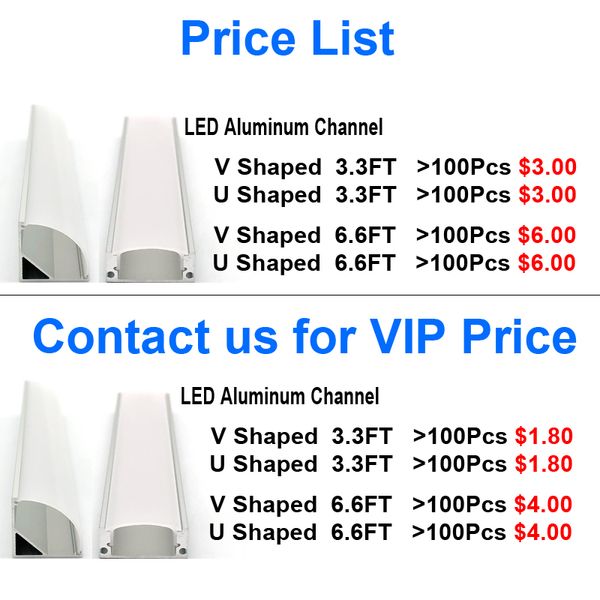 Accessoires d'éclairage Système de canaux LED en aluminium en forme de U avec couvercle de diffuseur blanc laiteux, clips de montage et embouts faciles à couper et à installer Crestech