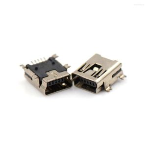 Accessoires d'éclairage ZLinKJ vente en gros 10 pièces/lot Mini connecteur Usb 5pin siège Jack quatre jambes 5P plaque d'insertion