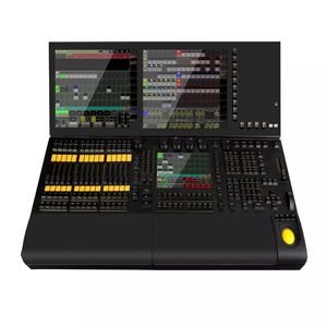 Verlichtingsbedieningen M2 Light Console Grand MA DMX512 Controller met Linux -systeem voor feestdisco trouwshow met FlightCase