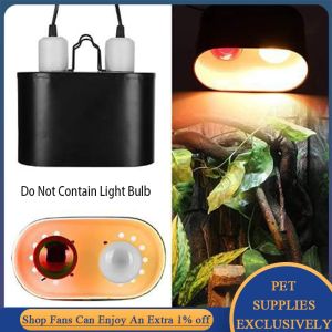 Éclairage d'éclairage pour le reptile UVB / UVA Heat Calcium Lampe calcium lampe pour tortule lézard Snake Lguanas Boîte d'alimentation E26 / E27