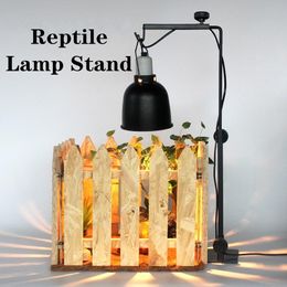 Éclairage Reptile Support de lampadaire réglable Support de lumière Support de lampe d'atterrissage Support de lampe en métal pour lumière chauffante de Terrarium de Reptile